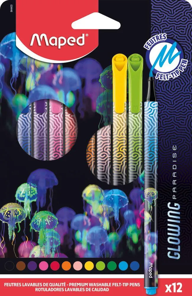 12 FEUTRES MEDIUM DEEPSEA PARADISE