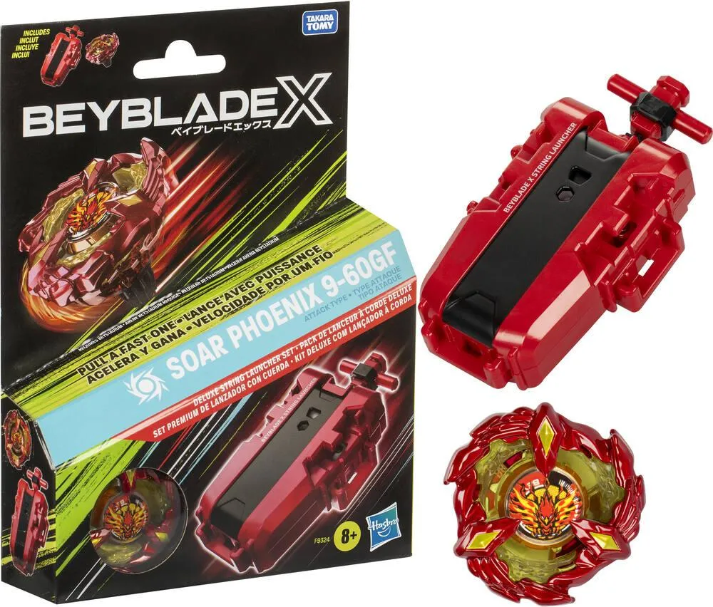 BEYBLADE X LANCEUR A CORDE DELUXE SOAR PHOENIX 9-60GF