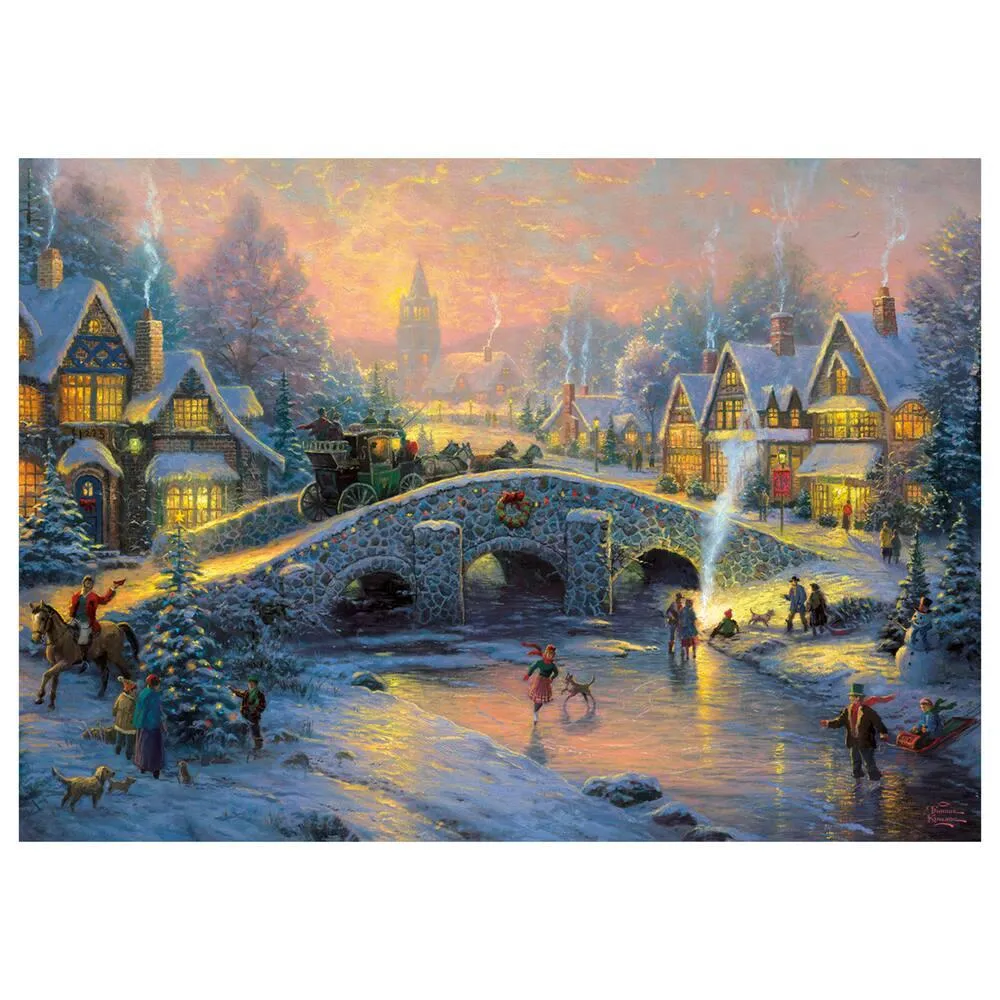 VILLAGE EN HIVER 1000 PCS