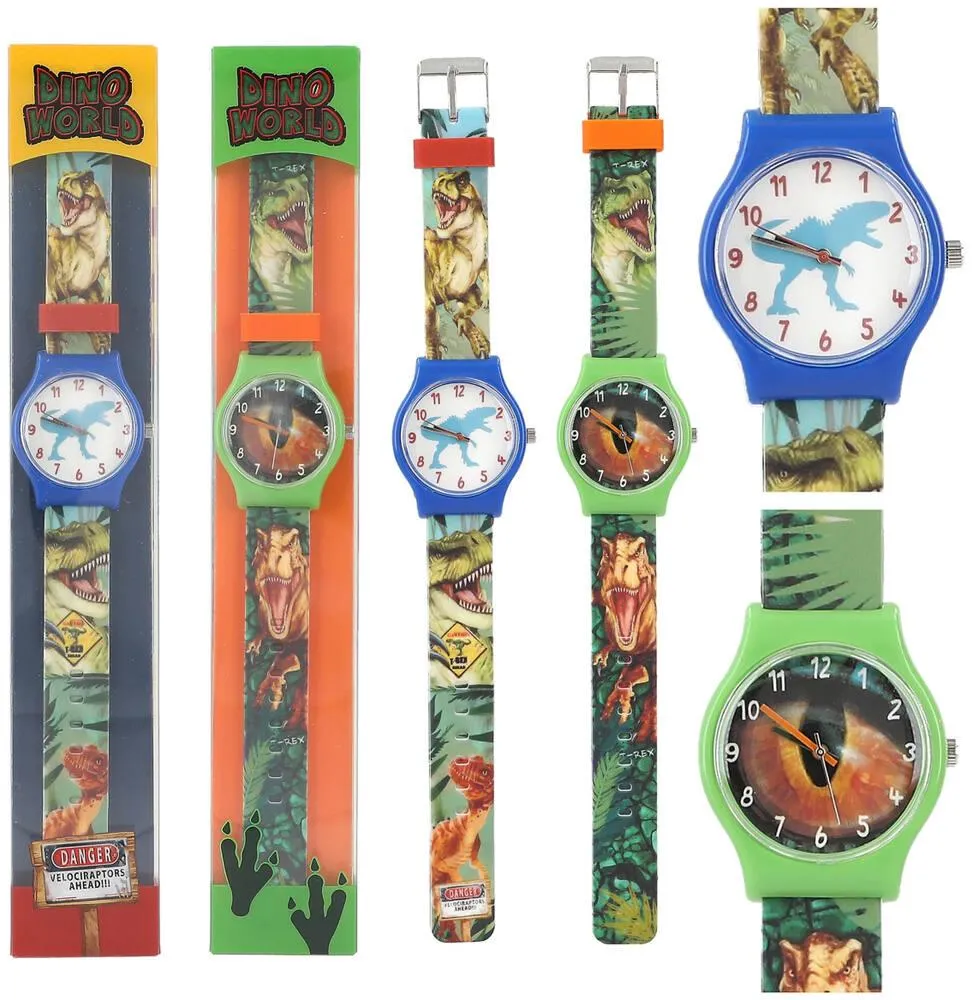 DINO WORLD MONTRE AVEC BRACELET SILICONE