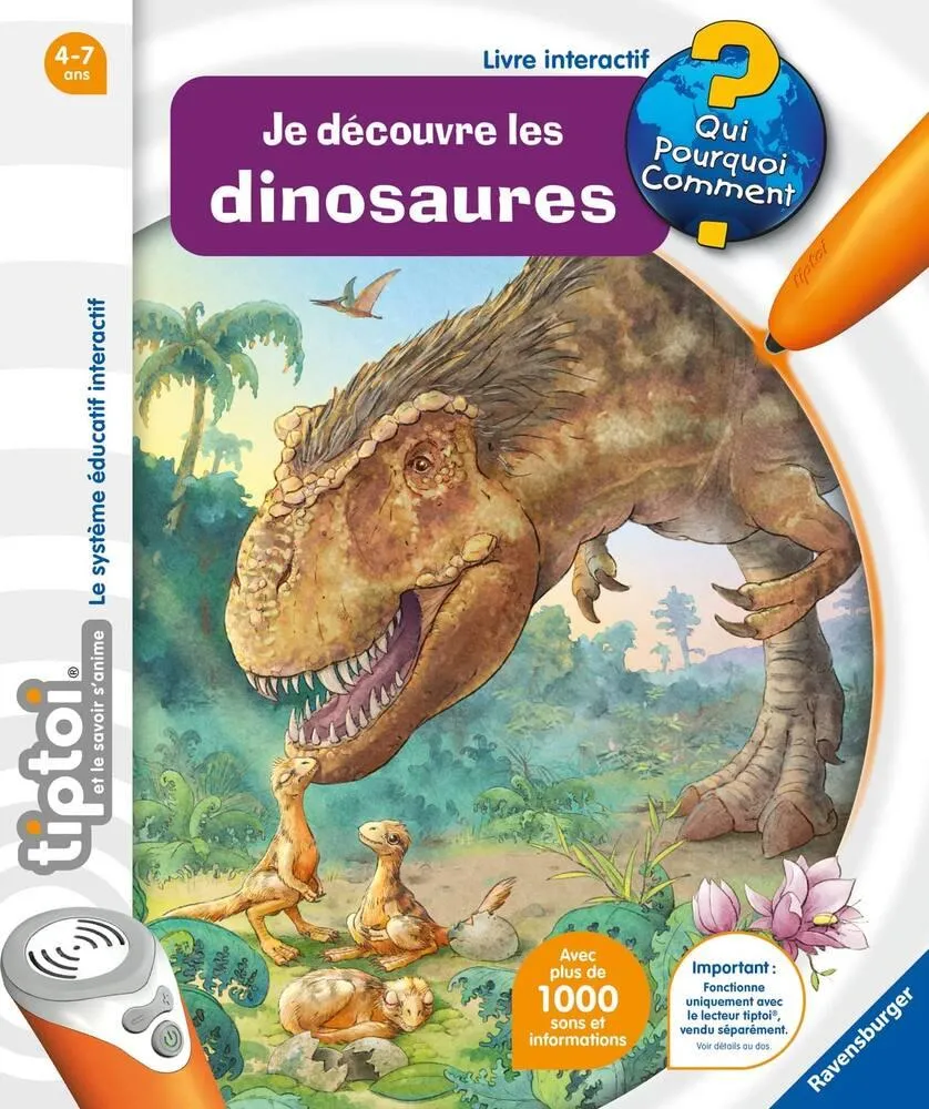 TIPTOI®- JE DECOUVRE LES DINOSAURES