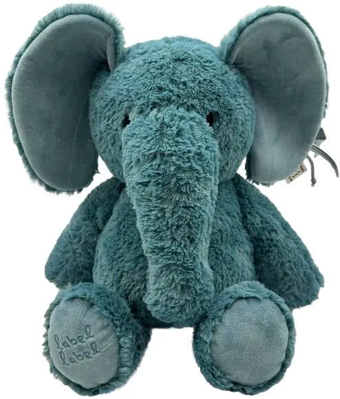 LABEL LABEL - PELUCHE - ELEPHANT ELLY L - BLEU