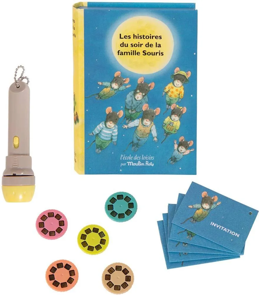 LAMPE A HISTOIRES LIVRE LA FAMILLE SOURIS ECOLE DES LOISIRS
