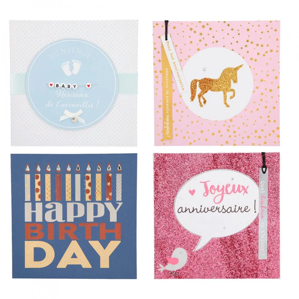 CARTES PLIANTES GLAMOUR