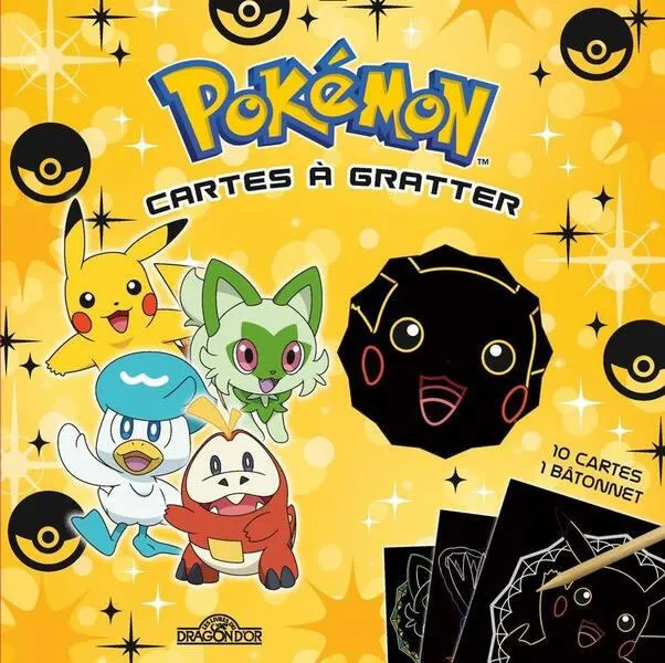 POKEMON CARTES A GRATTER LES NOUVEAUX POKEMON DE PALDEA