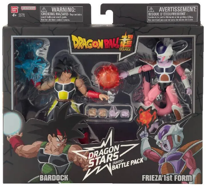 DRAGON BALL Z  FIGURINE DRAGON STARS 17 CM - BATTLE PACK - BARDOCK VS FRIEZA 1ST FORM