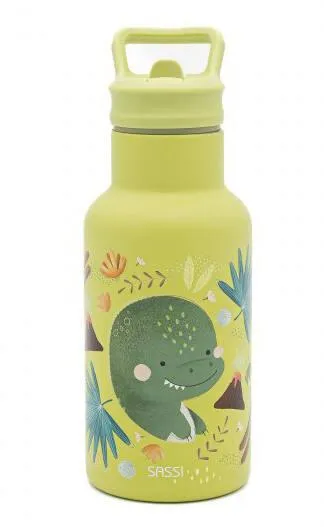 BOUTEILLE EN ACIER INOXYDABLE ISOLEE SOUS VIDE - 350 ML CRACKY LE DINOSAURE