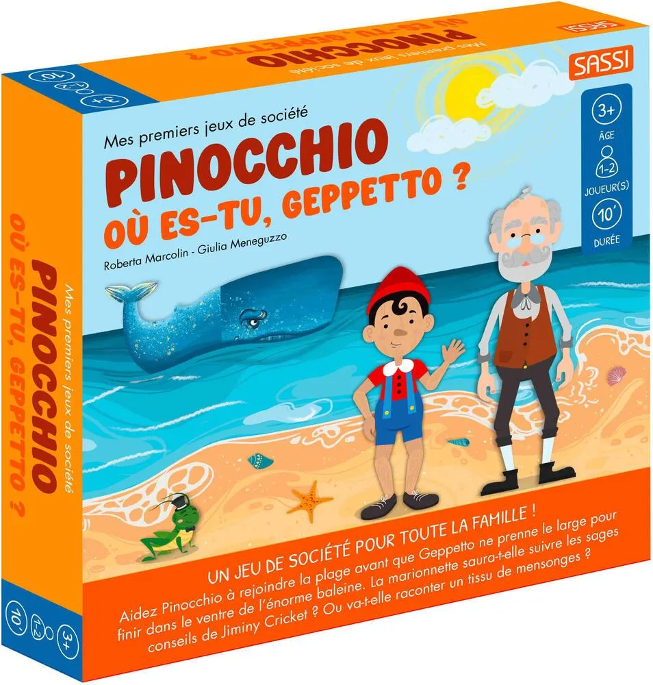 MES PREMIERS JEUX DE SOCIETE. PINOCCHIO. OU ES-TU, GEPPETTO ?