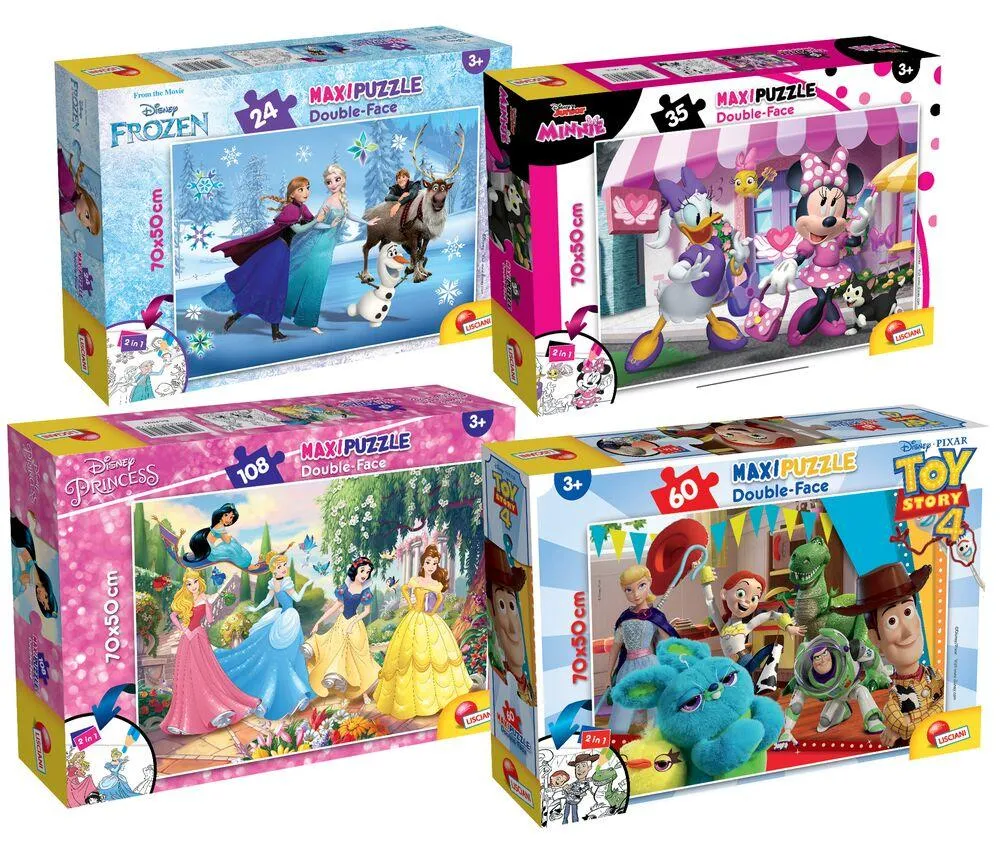 DISNEY - PUZLE 24 PIECES DOUBLE FACE MAXI FLOOR