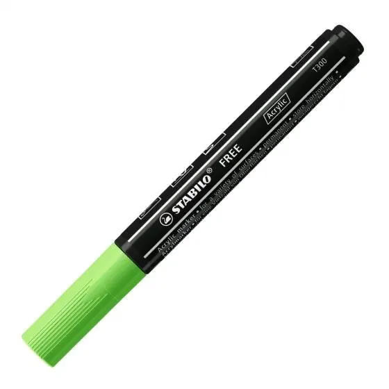 STABILO FREE ACRYLIC T300 - VERT CLAIR