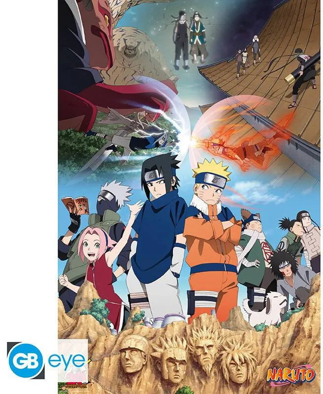 NARUTO POSTER MAXI 91,51 LA VOLONTE DU FEU