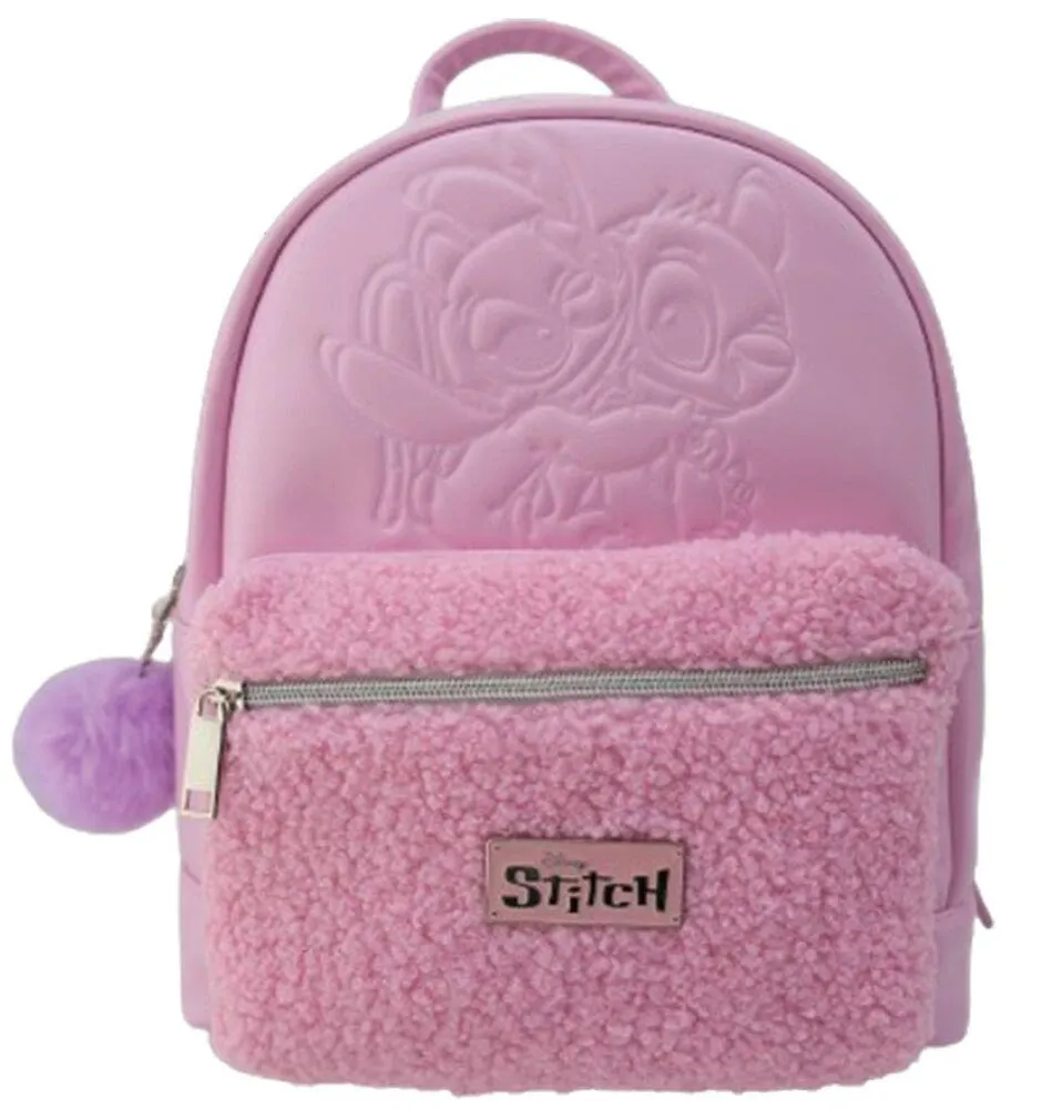 DISNEY STITCH ET ANGEL - SAC A DOS FASHION  HUG TEDDY ROSE