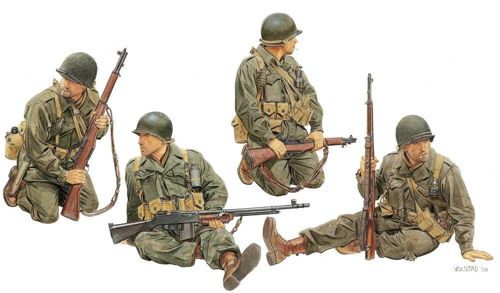 1/35 SOLDATS US TANK 44/45