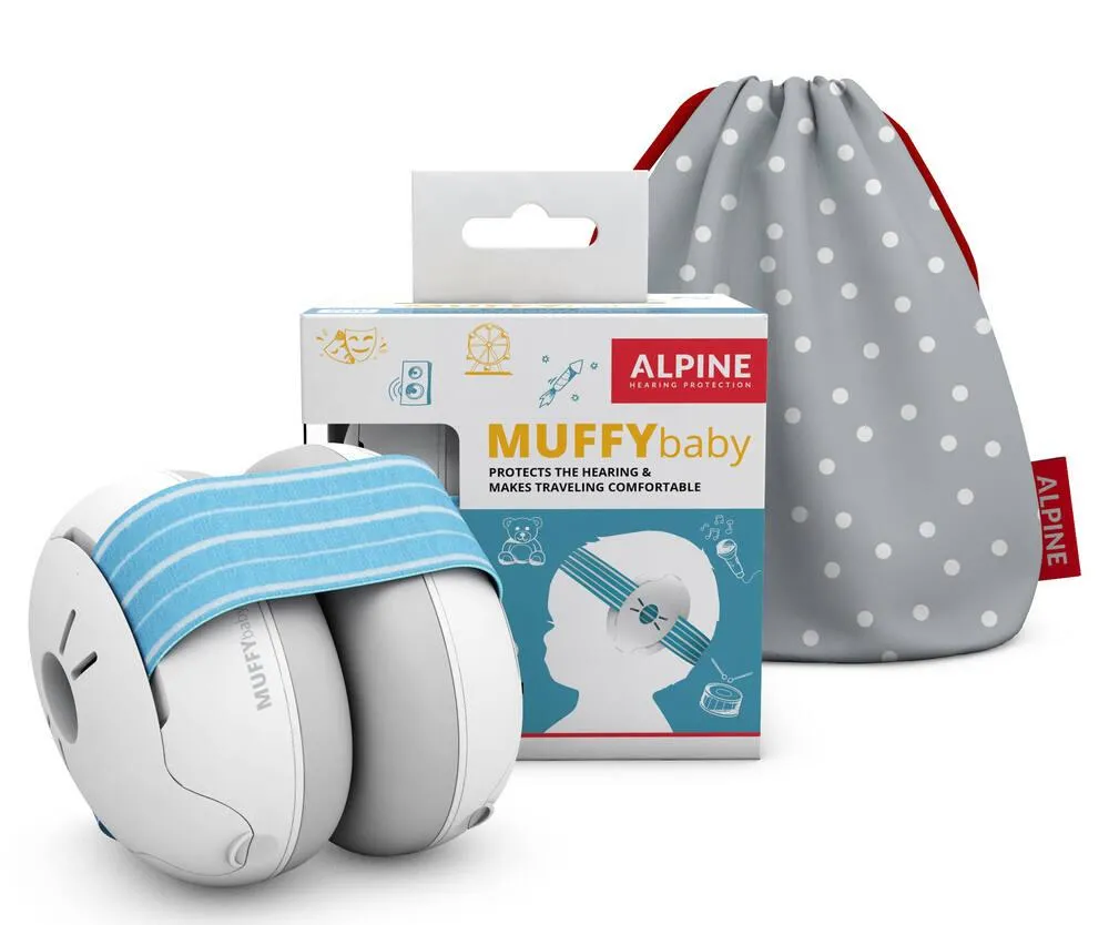 MUFFY BABY BLEU - CASQUE ANTIBRUIT POUR BEBE