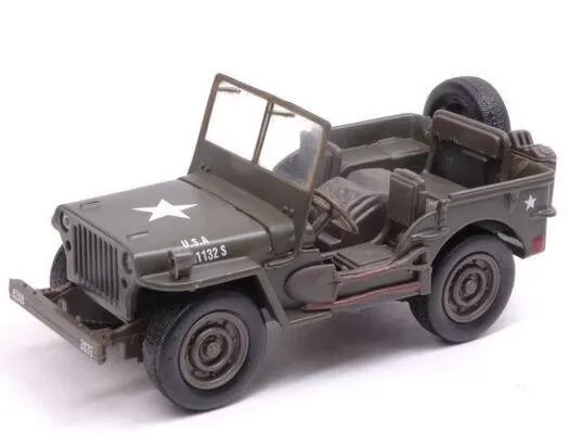 JEEP WILLYS DIE CAST MILITARY MISSION NEW BOX