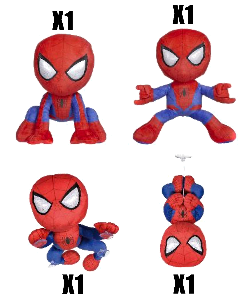 Spider-man asst peluche 26cm