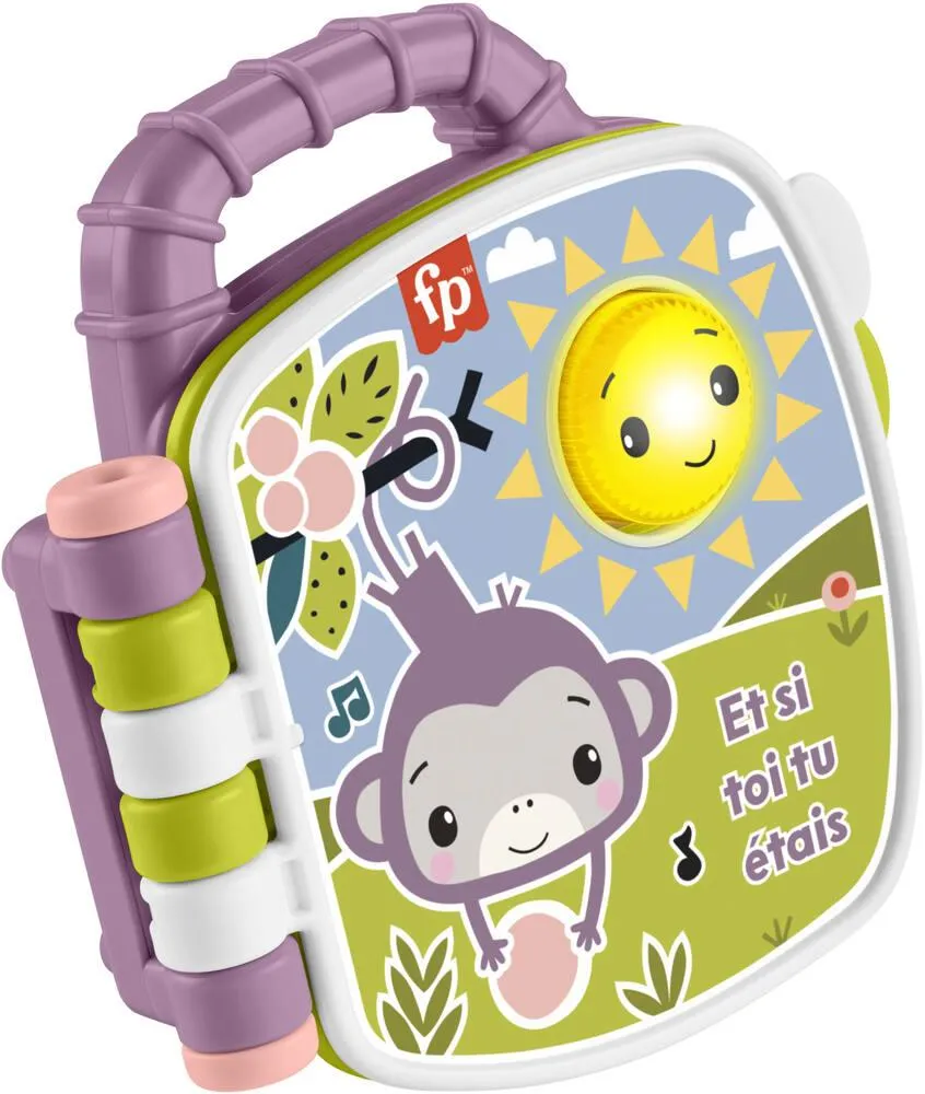 FISHER PRICE - LIVRE COMPTINES PURPLE MONKEY