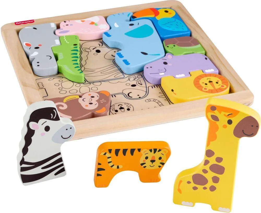 PUZZLE ANIMAUX EN BOIS