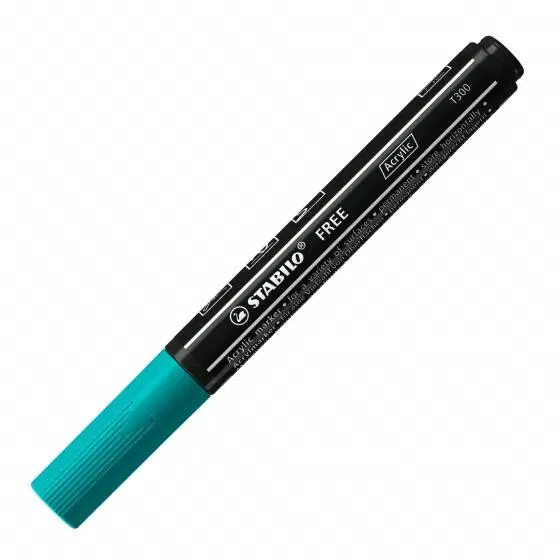 STABILO FREE ACRYLIC T300 - VERT TURQUOISE