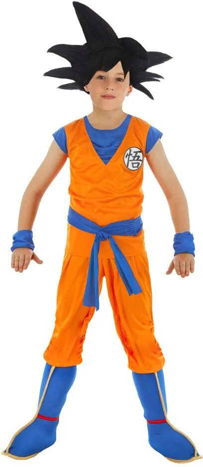 DRAGON BALL Z© DEGUISEMENT GOKU SAIYAN TAILLE 116 CM