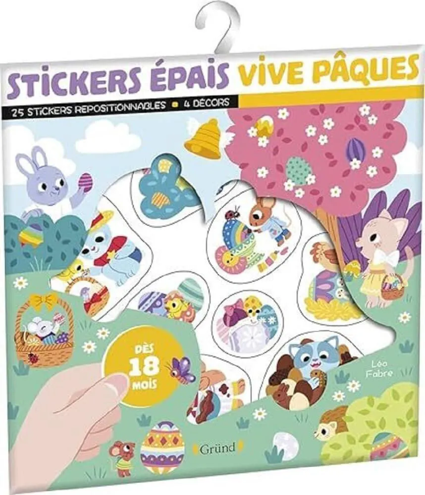 STICKERS EPAIS - VIVE PAQUES