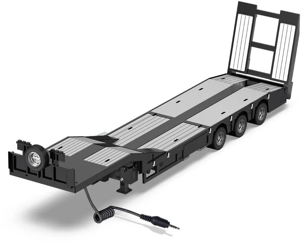 1/32 REMORQUE SURBAISSEE À 3 ESSIEUX