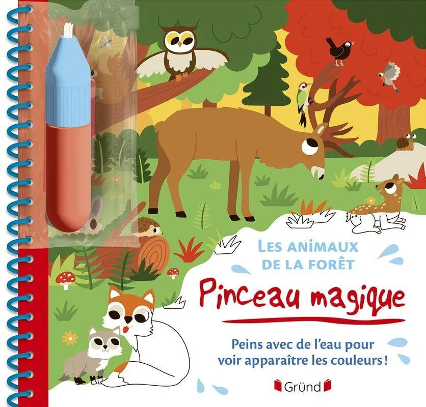 PINCEAU MAGIQUE ANIMAUX FORET