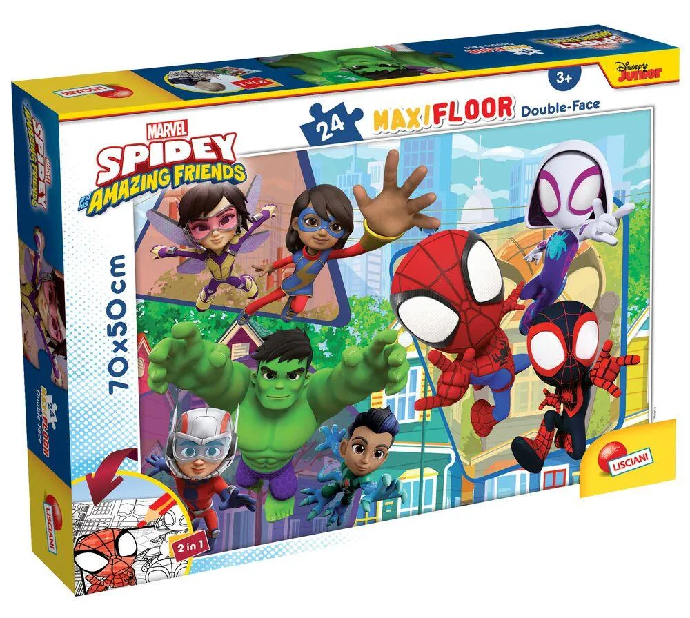 MARVEL - PUZLE 36 PIECES DOUBLE FACE MAXIFLOOR