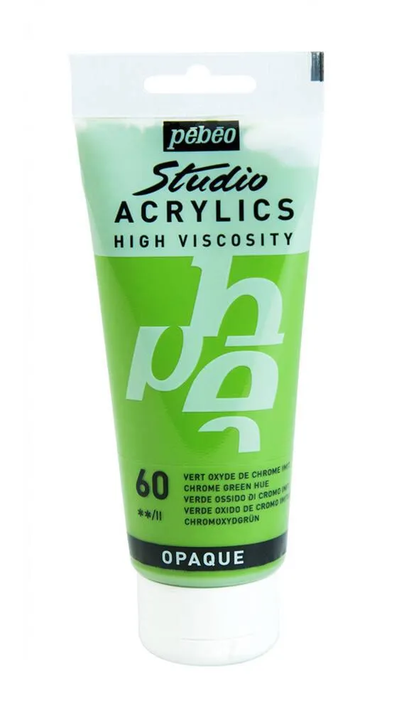 ACRYLIQUE FINE STUDIO ACRYLICS 100 ML VERT OXYDE DE CHROME IMITATION