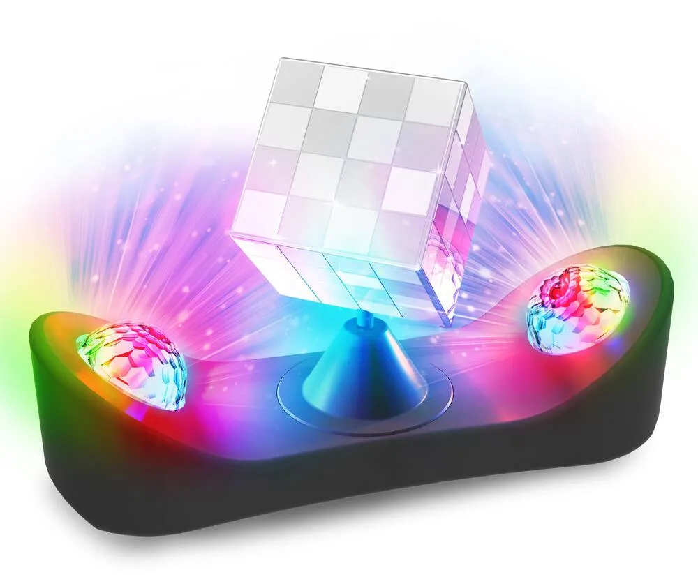 LUMIERE DISCO AVEC CUBE