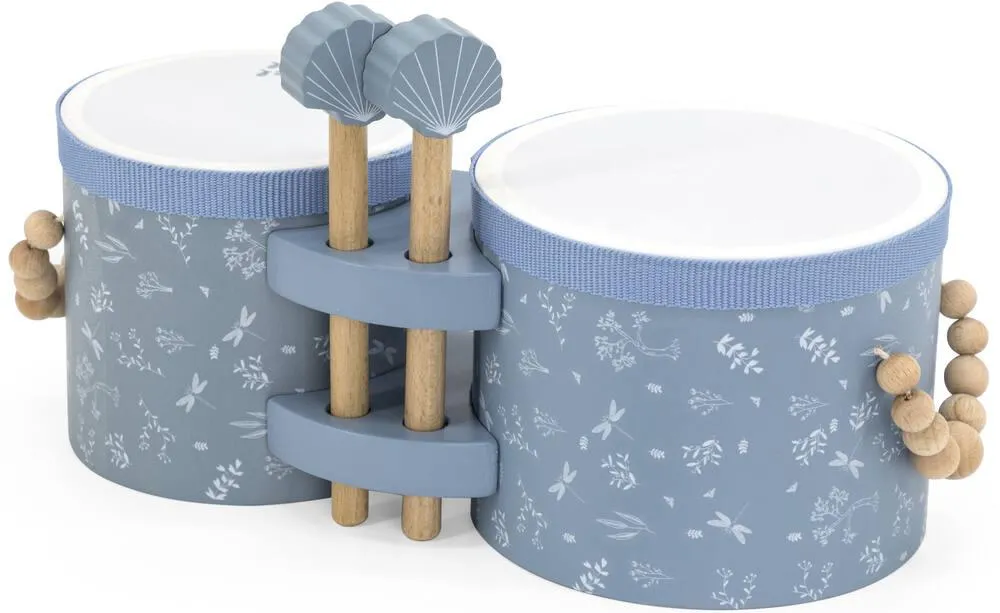 LABEL LABEL - BONGO EN BOIS - BLEU