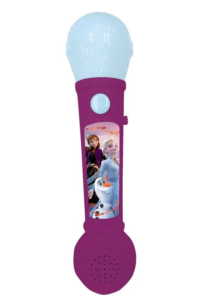 LA REINE DES NEIGES - MICROPHONE LUMINEUX MELODIES EFFETS SONORES