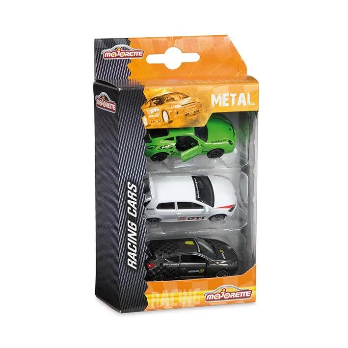 SET 3 VEHICULES - MAJORETTE PREMIUM RACING