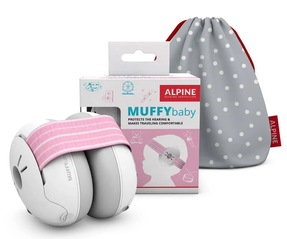 MUFFY BABY ROSE - CASQUE ANTIBRUIT POUR BEBE
