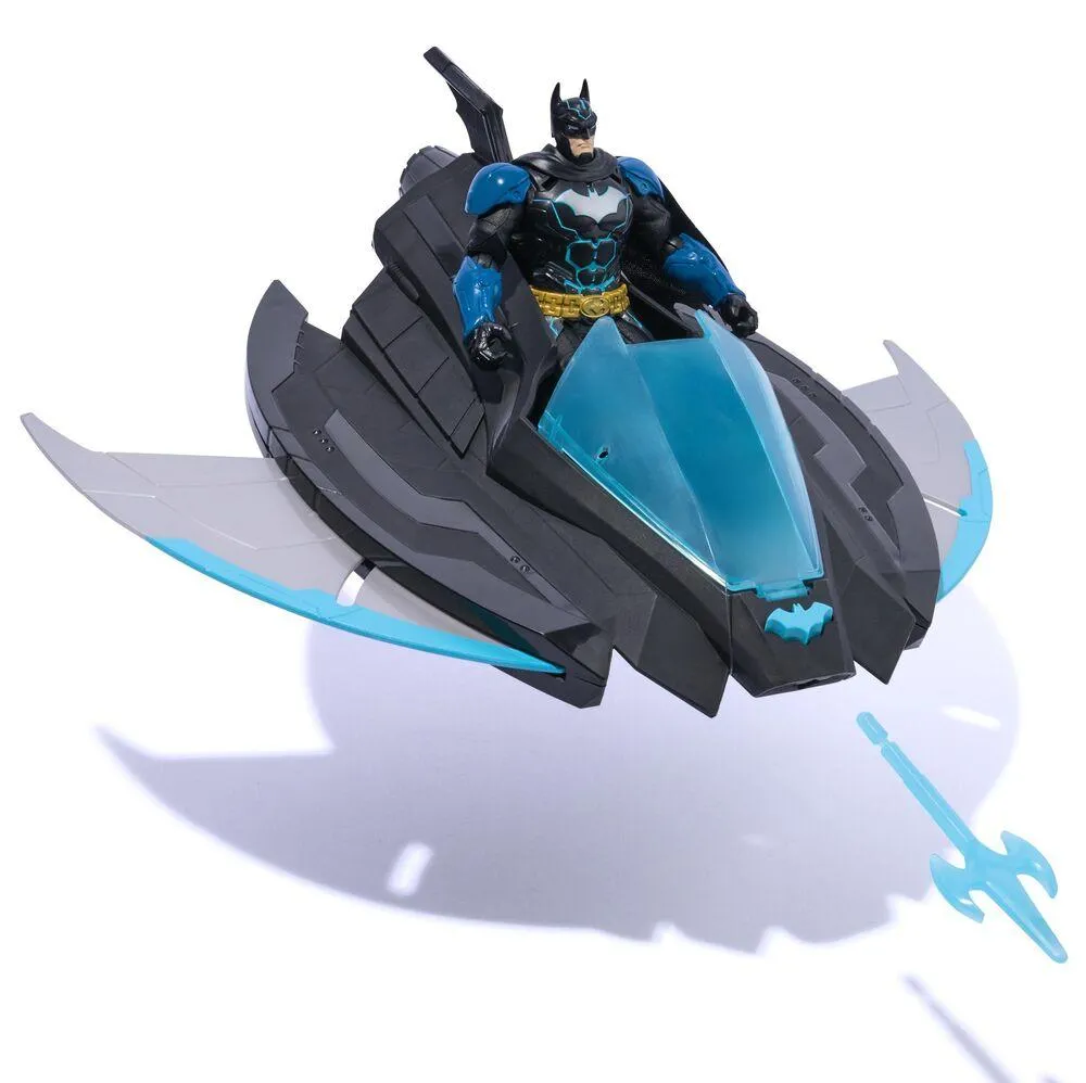 BATMAN - BATWING + FIGURINE 15 CM  NINJA STRIKE