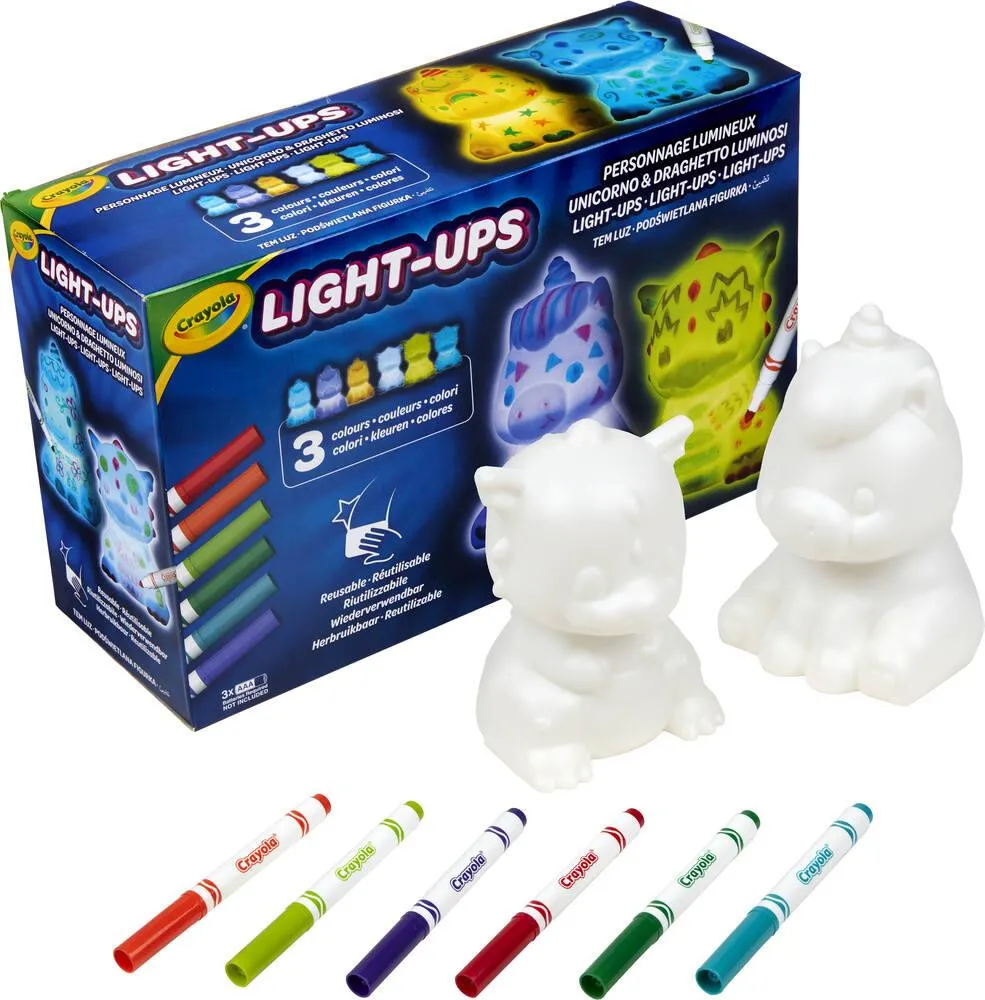 COLORABLE LIGHT UP 2 CHARACTERS