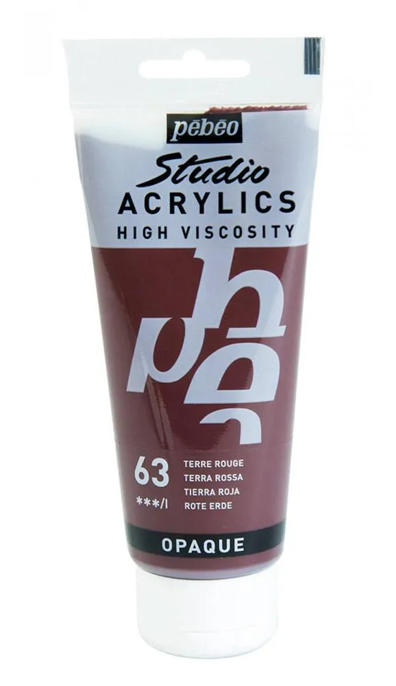 ACRYLIQUE FINE STUDIO ACRYLICS 100 ML TERRE ROUGE
