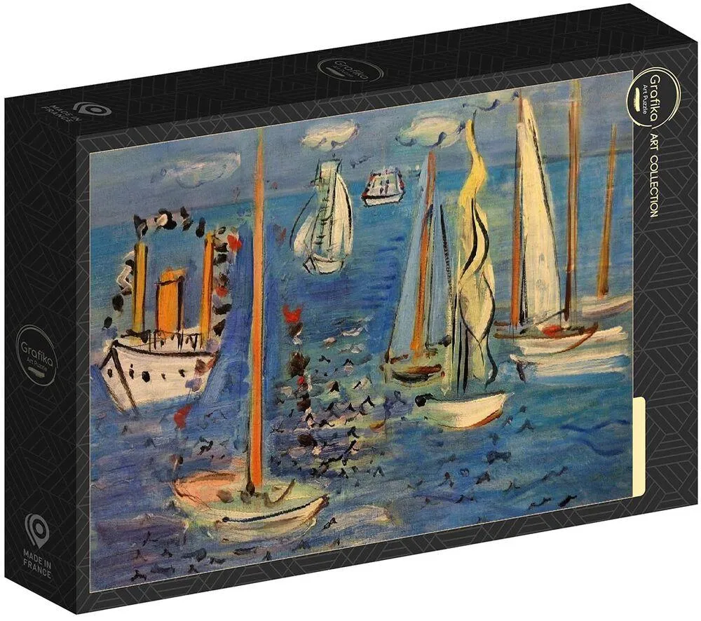 RAOUL DUFY - BATEAUX PAVOISES, 1946