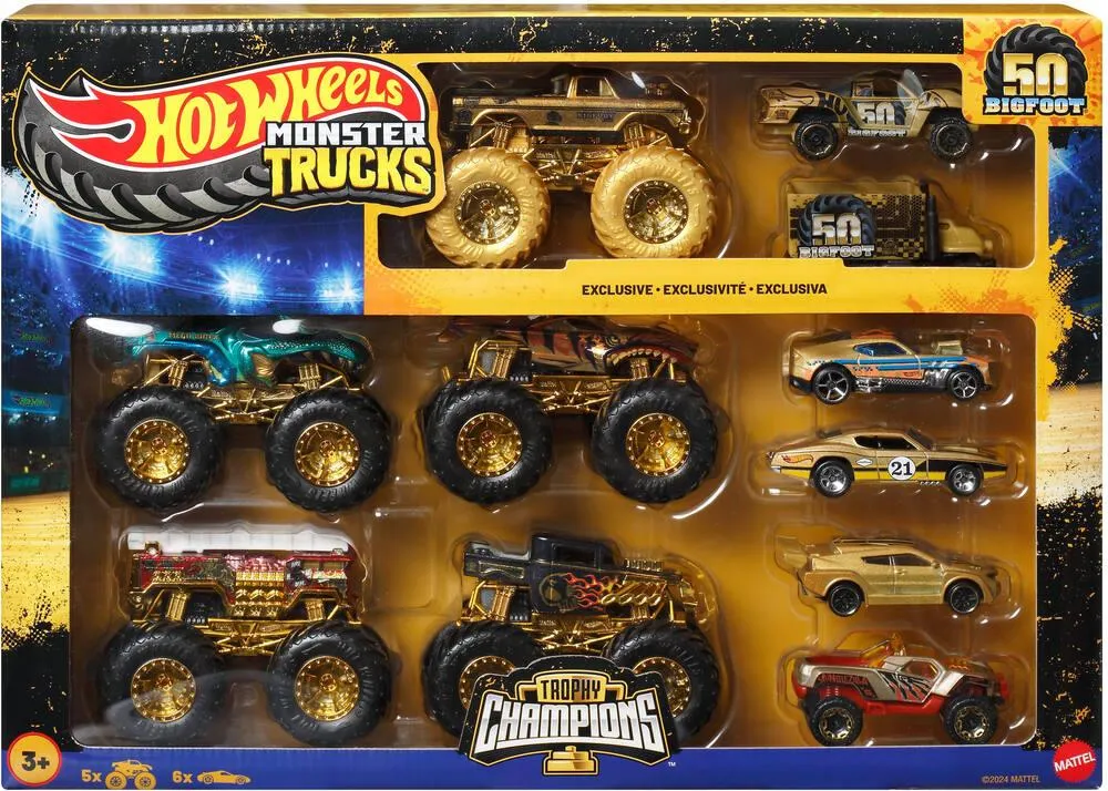 HOT WHEELS -PACK 10 TROPHEE DES CHAMPIONS