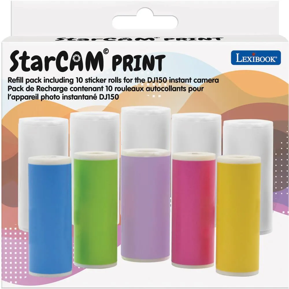 STAR CAM PRINT RECHARGE 10 ROULEAUX POUR APPAREIL PHOTO INSTATANE