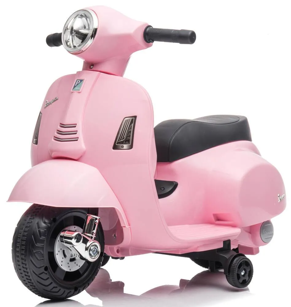 TURBO CHALLENGE - PORTEUR ELECTRIQUE - MINI VESPA GTS ROSE CLAIR