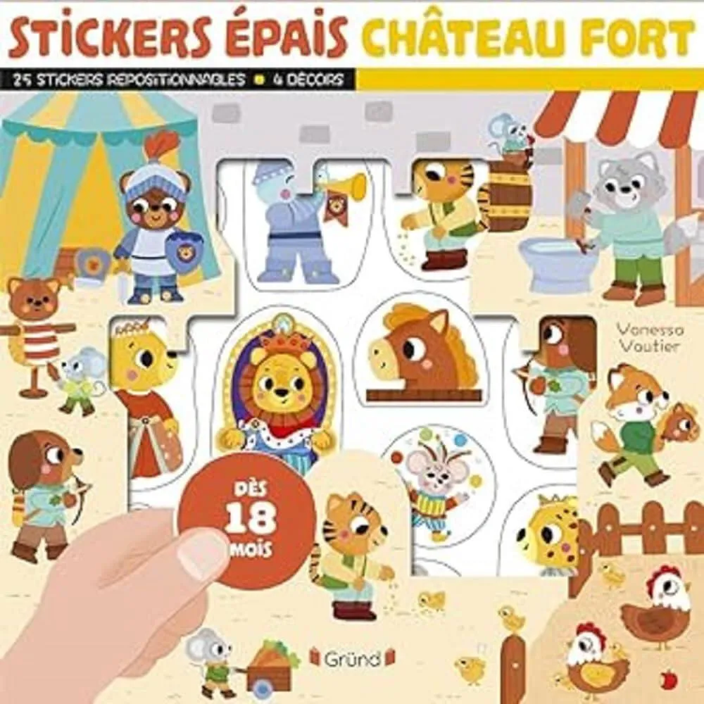 STICKERS EPAIS - CHATEAU FORT