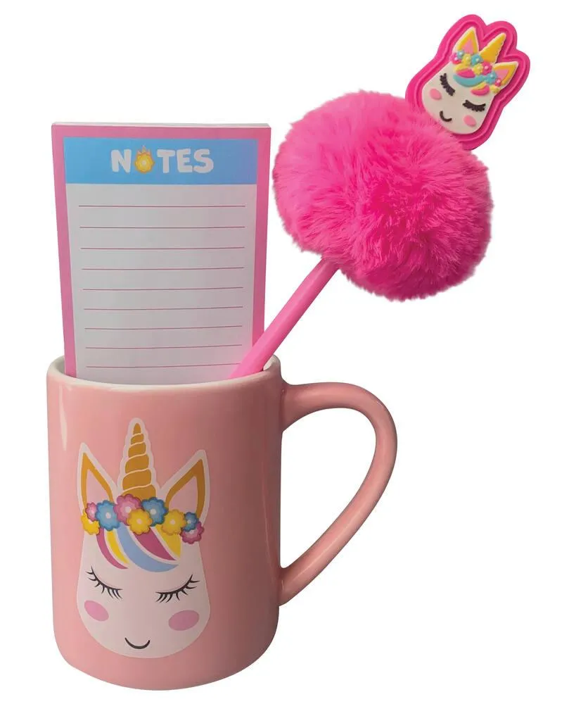 COFFRET LICORNE PAPETERIE ET MUG