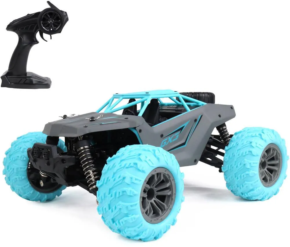 TURBO CHALLENGE - 1:14 VOITURE RADIOCOMMANDEE ELITE SPEED BLEU 36KM/H