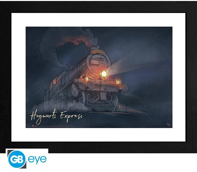 HARRY POTTER TIRAGE ENCADRE POUDLARD EXPRESS