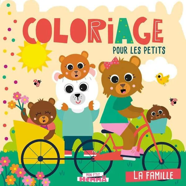 MON P'TIT HEMMA - COLORIAGE POUR LES PETITS - LA FAMILLE