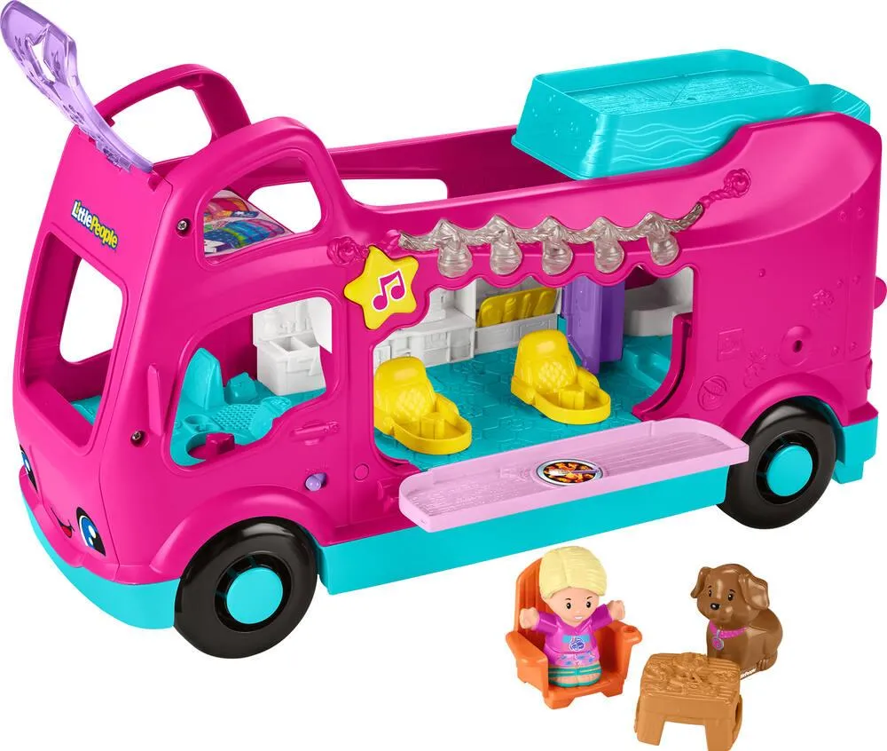 LITTLE PEOPLE BARBIE CAMPING CAR