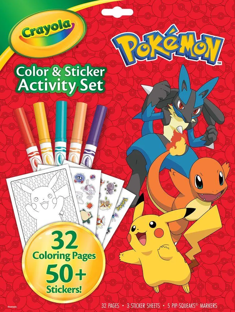 CRAYOLA - POKEMON - COLOR ET ACTIVITY