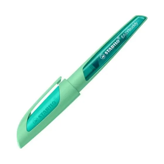 STABILO EASYBUDDY PASTEL PLUME L SPECIALE GAUCHER - MENTHE A L'EAU