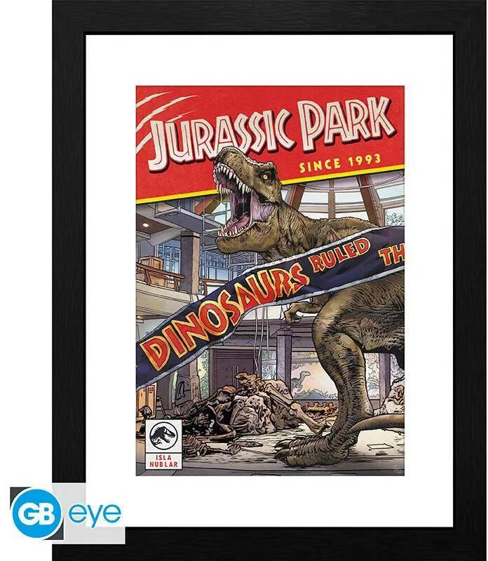 JURASSIC PARK TIRAGE ENCADRE COMICS